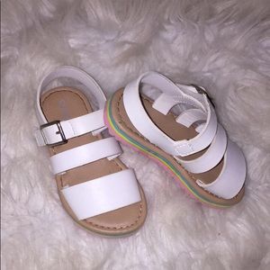 White 7T Sandles